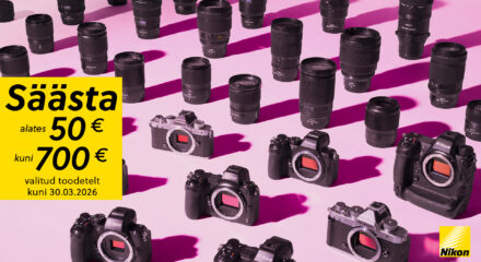 Nikoni kevadine hinnasoodustus kaameratele ja objektiividele 27.02–30.03
