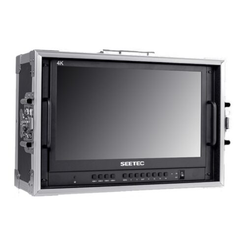 Seetec monitor ATEM156-CO HDMI 15.6" Video Monitor with Flightcase eest küljelt
