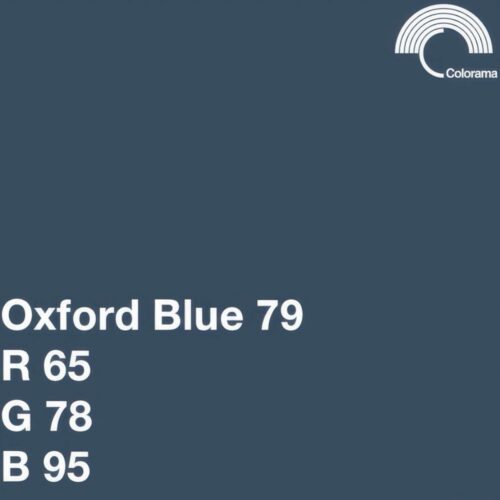 COLORAMA PAPER BACKGROUND 2.72X11M OXFORD BLUE