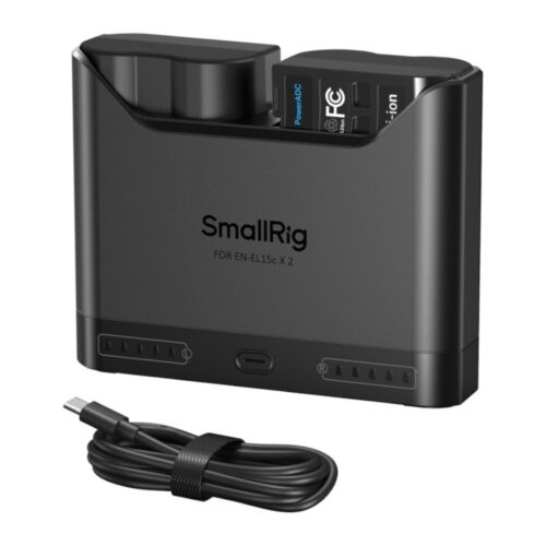 SmallRig 5486 kiirlaadija komplekt koos kahe Nikon EN-EL15c akuga