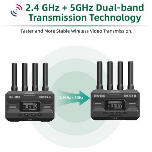 Accsoon CineView SE juhtmevaba videoedastus 350m HDMI/SDI 2.4Ghz