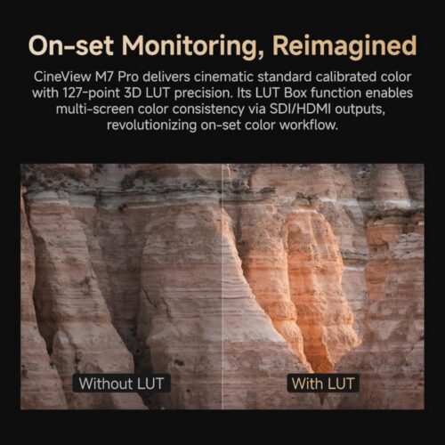 Accsoon CineView M7 Pro 7" 4K salvestav monitor WiFi TX/RX LUT