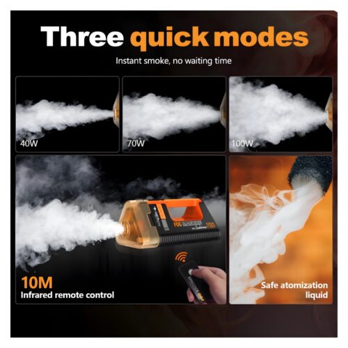 Lensgo Smoke Master Pro Smoke Machine 3 rezhiimi