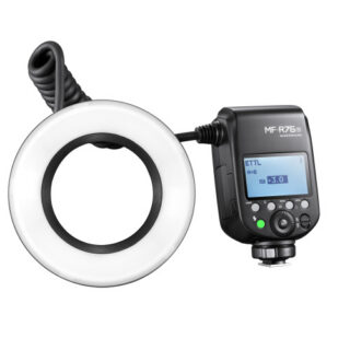 Godox MF-R76N makro ring flash Nikon objektiivil