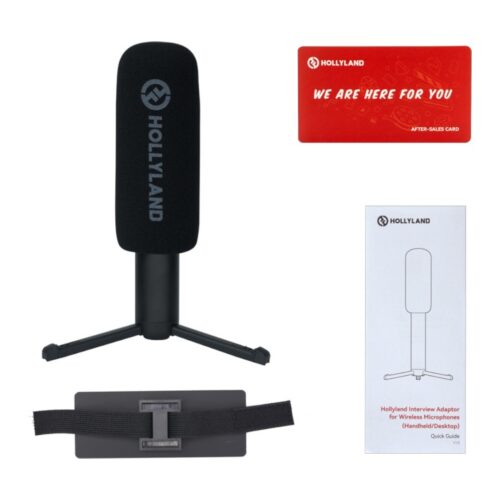 Hollyland Interview Adaptor – Muuda juhtmevaba mikrofon käsimikrofoniks logo