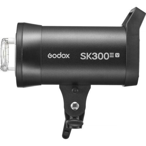 Godox SK300III-V – LED seadistuslambiga stuudiovälk külgvaade