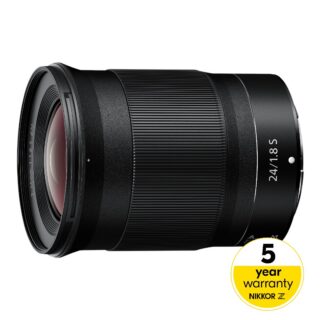 NIKKOR Z 24mm f/1.8 S 5 aastat garantii