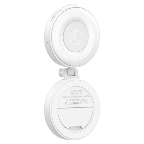 Ulanzi LM23 magnetiline täitevalgus nutitelefonile V2 (valge) avatud