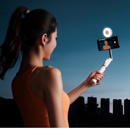 Ulanzi LM23 magnetiline täitevalgus nutitelefonile V2 (valge) selfipulk