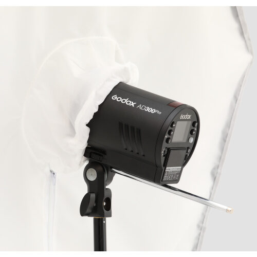 Godox UBL-085S – kaasaskantav stuudiovihmavari hõbedane 85 cm