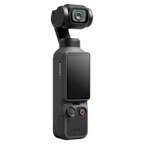 DJI Osmo Pocket 4 Creator Combo eest vasakult küljelt