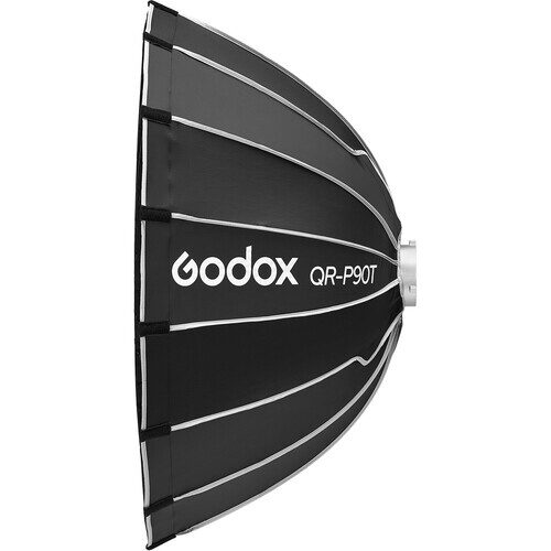 Godox QR-P90T paraboolne softbox profiilvaade