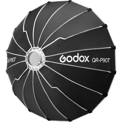 Godox QR-P90T paraboolne softbox tagantvaade