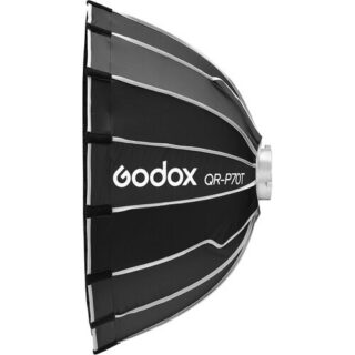 Godox QR-P70T paraboolne softbox profiilvaade