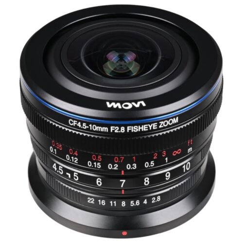 Laowa 4.5-10mm f/2.8 CF suum kalasilm objektiiv Nikon Z pealt vaates
