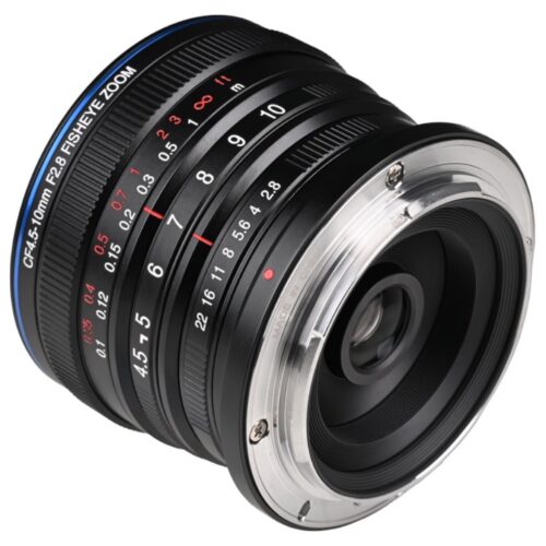 Laowa 4.5-10mm f/2.8 CF suum kalasilm objektiiv Nikon Z tagant vaates