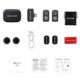Hollyland LARK A1 Duo with USB-C RX + Charging Case komplektis