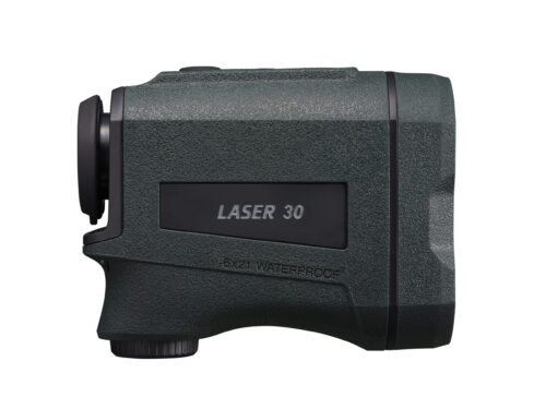 Nikon LASER 30 laserkaugusmõõtja vasak külg