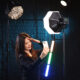 Ulanzi AS-L30 Lantern Softbox kasutuses Ulanzi LT028 LED-valgustiga