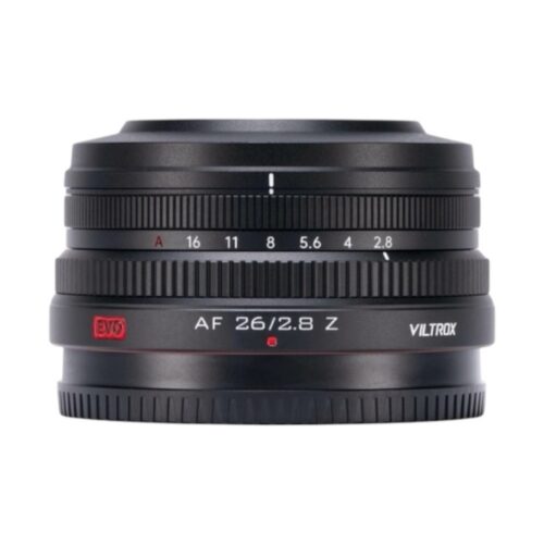 Viltrox AF 26mm F/2.8 EVO for Nikon Z vaade küljelt