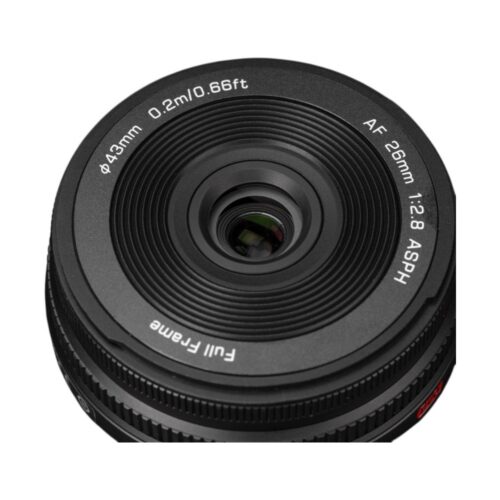 Viltrox AF 26mm F/2.8 EVO for Nikon Z vaade pealt