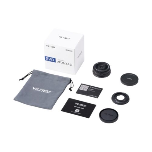 Viltrox AF 26mm F/2.8 EVO for Nikon Z komplektis