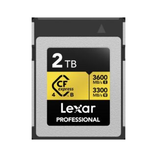 2TB LEXAR CFexpress Pro Gold R3600/W3300