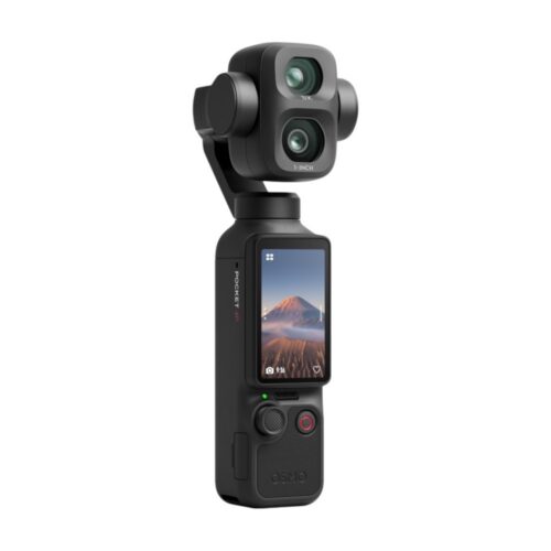 DJI Osmo Pocket 4P VLOG vasak külg vertikaalne ekraan