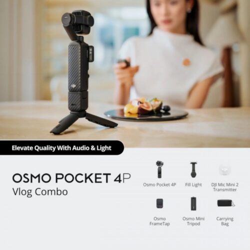 DJI Osmo Pocket 4P VLOG komplektis