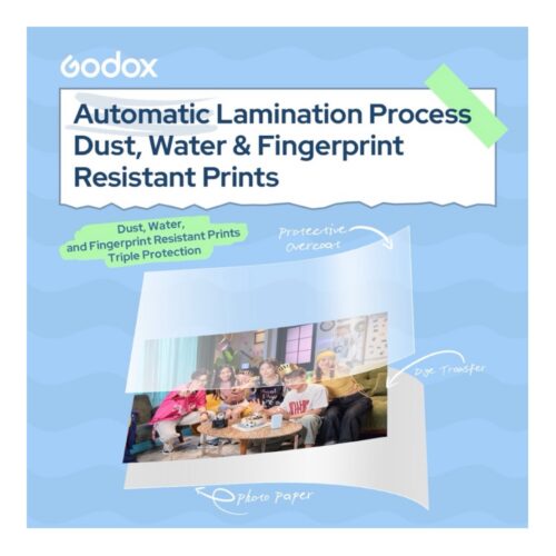 Godox Portable Color Photo Printer P100 lamineeritud