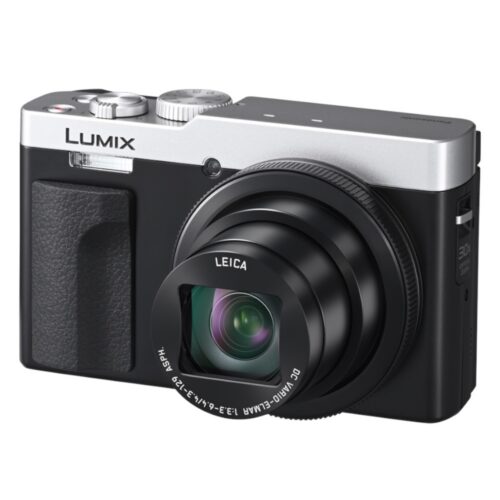 Panasonic Lumix TZ99 Silver paremalt küljelt suum