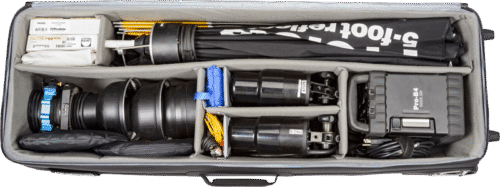 Think Tank Production Manager 50 V20 koti sisu paigutus