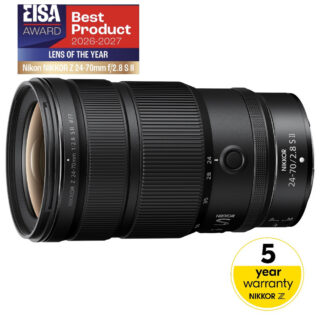NIKKOR Z 24-70mm f/2.8 S II objektiiv võitis EISA auhinna
