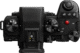 Panasonic Lumix S5M2 pealtvaade, nähtaval režiiminupud, ISO ja valgustasakaalu juhtnupud.