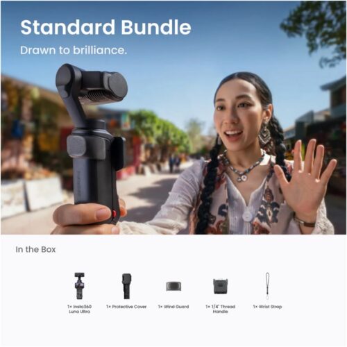 Insta360 Luna Ultra Standard Bundle Cosmic black komplektis