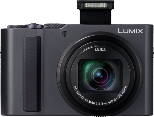 Panasonic Lumix DC-TZ300 hõbedane, sisseehitatud välklamp üleval asendis