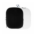 Manfrotto taust 1.8X2.15M must/valge