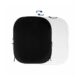 Manfrotto taust 1.8X2.15M must/valge