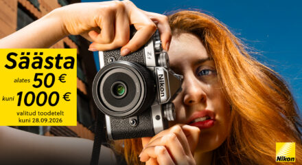 Nikon septembri kampaaniat tutvustav plakat