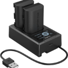 SmallRig 5409 akulaadija kahe LP-E6P akuga ja USB-A laadimiskaabliga