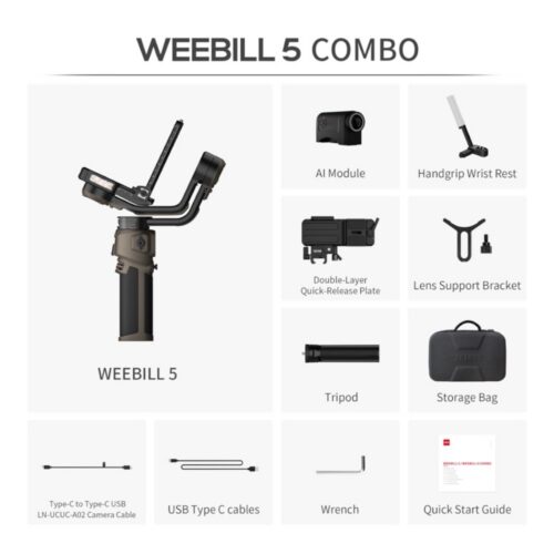 Zhiyun Weebill 5 Combo komplektis