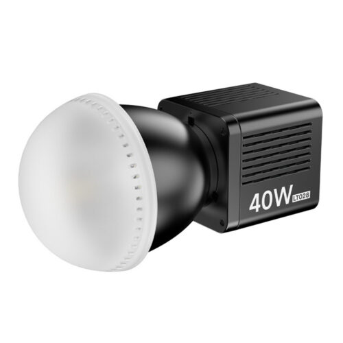 Ulanzi LT028 40W LED-videovalgusti valge difuusor-kupliga, pehmendatud valgusega