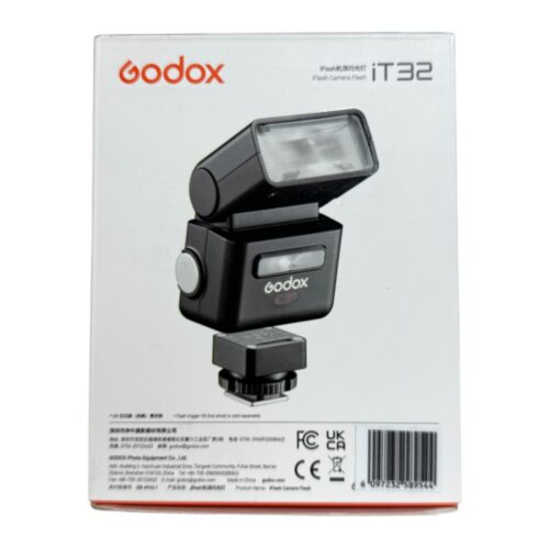 Godox iT32S – kompaktne TTL mini-välk X5 saatjaga Sony kaamerale jaepakend tagant