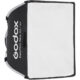 Godox EazyFlow Rect 40x40 softbox eestvaates, valge difuusoriga eesosa