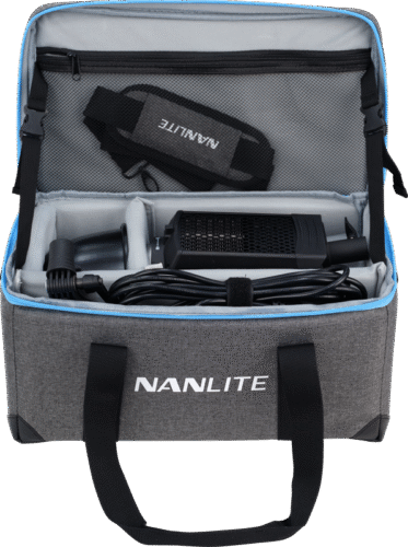 Nanlite Forza 150B pakituna komplekti kandekotti