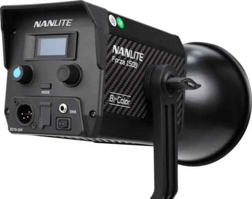 Nanlite Forza 150B tagapaneel juhtnuppude ja ekraaniga