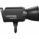 Godox Litemons LE200R külgvaade statiivil koos reflektoriga