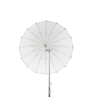 Godox UB-105W valge peegeldav stuudiovihmavari 105 cm eestvaates statiivil