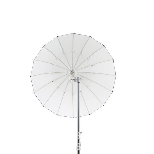 Godox UB-105W valge peegeldav stuudiovihmavari 105 cm eestvaates statiivil
