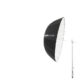 Godox UB-105W paraboolne valge stuudiovihmavari 105 cm külgvaates valgusstatiivi